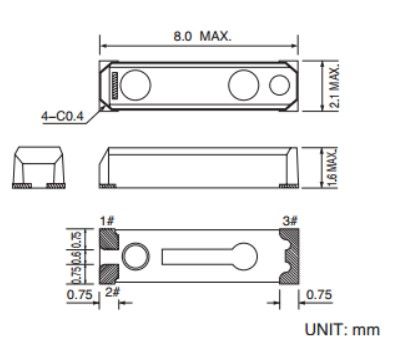 SMD08020P3-32.768kHz