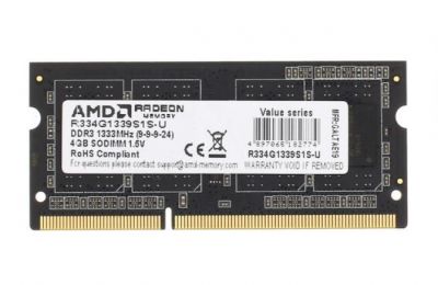 DDR3 SODIMM AMD Radeon R3 Value Series